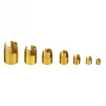 50Pcs Brass Thread Insert Self Tapping Thread Slotted Inserts Combination Set Assortment Kit Screw Repair Thread Tool Hot Sale 2024 - buy cheap