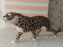 new creative simulation leopard toy lifelike leopard Furnishing articles gift about 53x20cm 2024 - buy cheap