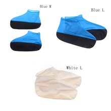 1 пара водонепроницаемых чехлов для обуви для мужчин и женщин, эластичные латексные Чехлы для дождливой погоды, удобная защита для обуви 2024 - купить недорого