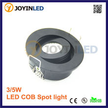 10pcs/lot 3W under cabinet home Mini COB led spot downlight Black 2024 - buy cheap