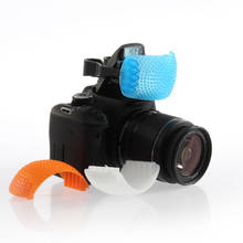 New 3 Colors Pop-Up Flash Bounce Diffuser Cover DSLR Flash Soft Light Kit With Bracket for Canon Nikon Pentax Kodak SLR Camera 2024 - buy cheap