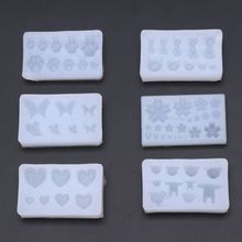 Silicone Mold DIY Crystal Jewelry Making Tool Nail Beauty Epoxy Resin Cute Bear 2024 - buy cheap