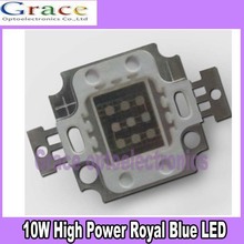 Chip de luz LED cuadrado de alta potencia, 10W, Real Blue, 45mil, 1000Ma, 10-13V, 445-450nm, 5 uds. 2024 - compra barato