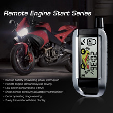 Steelmate Motorcycle 2 Way Alarm Security System Remote Control Engine Start Anti-theft Security Alarm LCD Transmitter 2024 - buy cheap