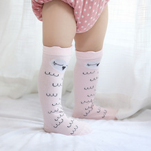 Bbay meias cano alto para bebês, meias de menino e menina antiderrapante, meias de raposa com desenho fofo para recém-nascidos de 0-3 anos 2024 - compre barato