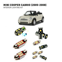 Luces interiores Led para mini cooper cabrio 2005-2008 9pc luces Led para coches kit de iluminación bulbos automotrices Canbus 2024 - compra barato