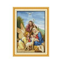 14/16/18/27/28 Jesus Advent Christian Religious Characters Manual Embroidery Cross-stitch Kit Angel diy  Decorative painting 1th 2024 - buy cheap