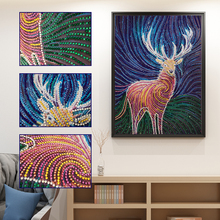 Special Shaped Diamond Painting Deer Picture Of Rhinestones 5D DIY Diamond Embroidery Animals Decoration Home 30x40cm 2024 - buy cheap