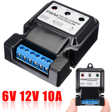 6V 12V 10A Auto Solar Panel Charge Controller Battery Charger Battery Regulator Home Improvement Solar Controllers 2024 - buy cheap
