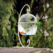 O.RoseLif  Glass Mini Hydroponic Acuario Flower Vase & Fish Tank Aquariums Hanging  Aquarium Wedding Decoration Home Decor 2024 - buy cheap