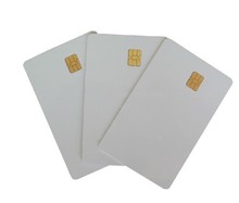 White PVC Card SLE 4442 chip Contact Cmart Card 2024 - buy cheap