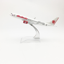 Malindo-Avión de 16CM de aleación de Metal fundido a presión, modelo de avión Boeing 737, 1:400, juguete para niños, envío gratis 2024 - compra barato