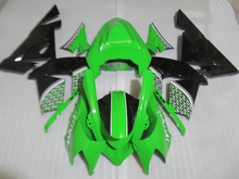 Custom painted Fairing kits for Kawasaki ZX10R 2004 2005 NINJA ZX-10R 04 05 black green aftermarket fairings set YV22 2024 - buy cheap