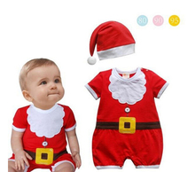 XH-048 2020 hot Christmas gift baby rompers Santa Claus clothes children romper newborn boys&girls rompers for kids baby clothes 2024 - buy cheap