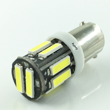 Ayjery-lâmpada led de 24v dc, 10 pçs, ba9s, t4w, t11, 7014, 10, smd, luz para apuramento, placa de licença, 10 lâmpadas de led brancas para leitura 2024 - compre barato