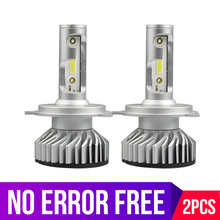 Mini lâmpada de led canbus para farol de carro, 12v, h1, h7, h4, h11, h8, 6500k, 8000lm, automóveis, 9005, hb3, 9006, hb4, 4300k, led, 8000k 2024 - compre barato