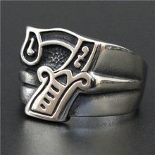 Top Quality Popular Style Luckly No.7 Ring Biker Ring 316L Stainless Steel Cool Mens Number Ring 2024 - buy cheap