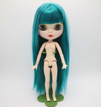 Boneca nude blyth para articulação de cabelo verde com bang 18 2024 - compre barato