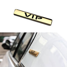 Auto 3D 100% Metal Glod VIP Body Side Decal Sticker for Car Truck Emblem Bagde Car Styling Auto Accessories Car Stickers 2024 - buy cheap