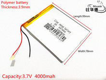 3,7 V 4000 mah 7-дюймовый song mei G2 tablet MID products литий-ионный полимерный аккумулятор 2024 - купить недорого