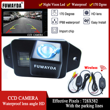 FUWAYDA-cámara de visión nocturna inalámbrica CCD HD, 170 grados, vista trasera de coche, cámara de aparcamiento para TOYOTA LAND CRUISER PRADO 2700 4000 2024 - compra barato