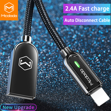 Mcdodo Auto Disconnect USB Cable 2.4A Fast Charging For iphone 13 12 Pro Max XS 11 6 7 8 Plus Lightining Charger Cable Data Cord 2024 - buy cheap