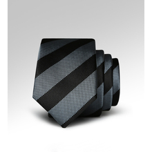 Clássico preto listrado pescoço gravata ternos de casamento gravata borboleta pescoço laços para homens gravata magro moda casual gravata magro 5cm gravata bindung 2024 - compre barato