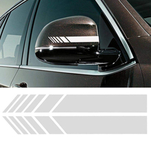 Светоотражающая наклейка на автомобиль, переводная картинка для украшения зеркала заднего вида, внешние аксессуары «сделай сам», Стайлинг автомобиля для Benz BMW Renault Ford 2024 - купить недорого