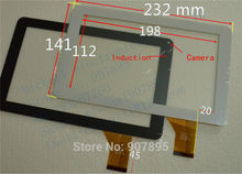 Painel de vidro capacitivo com tela sensível ao toque, 1352, 9 polegadas, hs1245 v0, tj9, hk90dr2027, para tablet e pc, note de tamanho e cor 2024 - compre barato