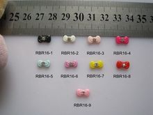 RBR16 30pcs/bag Kitty Bow Resin Bow with Crystal Rhinestone Nail Art Decoration Nail DIY Deco 2024 - buy cheap