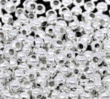 DoreenBeads 2000PCs Silver color Smooth Ball Spacers Beads 2.4mm (B00869), yiwu 2024 - buy cheap