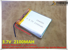 5 pcs 3,7 V bateria de polímero de lítio 104050 2100 MAH Tablet PC de navegação de energia móvel GIY 2024 - compre barato