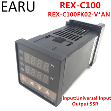 Controlador de Control de temperatura Digital PID, salida SSR, 0-400 grados, Universal, K, PT100, entrada tipo J, REX-C100 * AN 2024 - compra barato