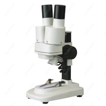 Microscópio estéreo portátil de led 20x e 40x, amescopo, suprimentos, portátil, led, microscópio estéreo 2024 - compre barato