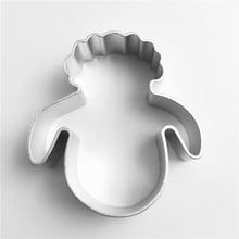 Molde para galletas de oveja de dibujos animados, cortador de galletas de aleación de aluminio, para decoración de pasteles con Fondant, 10 Uds. 2024 - compra barato