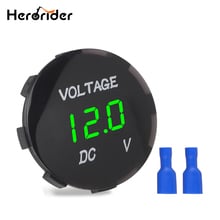 Car Motorcycle DC12V-24V LED Panel Digital Voltage Meter Display Voltmeter 2024 - buy cheap