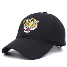 Nuevo bordado Tigre gorra de béisbol sombreros gorras hombres mujeres negro gorra de camionero con cierre en la parte trasera de algodón de verano de moda Animal Hip Hop gorras H2 2024 - compra barato