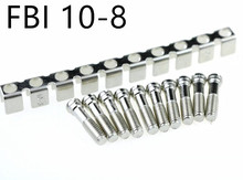 Terminais de tensão fbi 10-8 fb1, conexão de centro de peças curtas, terminais paralelos, uk6n, 2 peças 2024 - compre barato