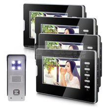 DIYSECUR 7 Inch TFT LCD Monitor Colour Video Door Phone Doorbell Home Intercom System 1V4 2024 - buy cheap