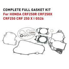 KKMOON-Kit completo de juntas de motor, accesorios de coche para HONDA CRF250R CRF250X CRF250 CRF 250 X I GS26 2004-2009 2024 - compra barato