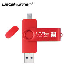 DataRunner OTG USB Flash Drive High Speed Usb 3.0 Pen Drive 256GB 128GB 64GB 32GB 16GB Pendrive 2 in 1 Micro USB Memory Stick 2024 - buy cheap