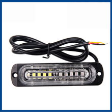 Luz de posición lateral para coche, lámpara estroboscópica de trabajo Exterior de 12V y 24V, 10LED, amarilla, para remolque, autocaravana y furgoneta 2024 - compra barato