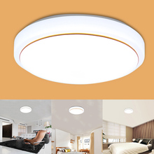 Novo led de acrílico luz de teto branca redonda, lâmpadas para varanda do quarto, para cozinha moderna, corredor 2024 - compre barato