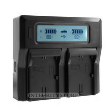 LCD Dual Channel Battery Charger For Sony BP-U30 BP-U60 BP-U65 BP-U90 PMW-EX160 PMW-300K1 PMW-EX280 PMW-EX1 PMW-EX3 F3 FX3 FS7 2024 - buy cheap