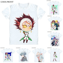 Camiseta masculina kougami ryouken varis, camiseta casual yu-gi-oh vrsacos de dragão, firewall, faiya wouru, camiseta premium de manga curta 2024 - compre barato