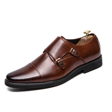 Zapatos de vestir para hombre, calzado Formal de oficina, de cuero, sin cordones, diseño de moda, de negocios, Oxford, 2019 2024 - compra barato