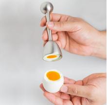 Cortadores de huevos creativos, abridor de huevos de acero inoxidable, utensilios de cocina DIY, 1 ud. 2024 - compra barato