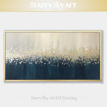 Pintura al óleo abstracta de pared fina, lienzo de arte artesanal de alta calidad, hermosa pintura al óleo de pared fina 2024 - compra barato