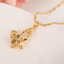 Colgante de oro de Dubái, collar clásico de mariposa de la India y África, joyería de crisol religioso, joyería nupcial, regalo PNG 2024 - compra barato