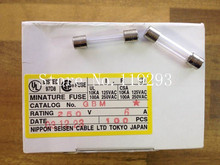 [SA]Japan's imports of JET fuse GBM 6X30 6A 250V FUSE original miniature glass fuse--200pcs/lot 2024 - buy cheap